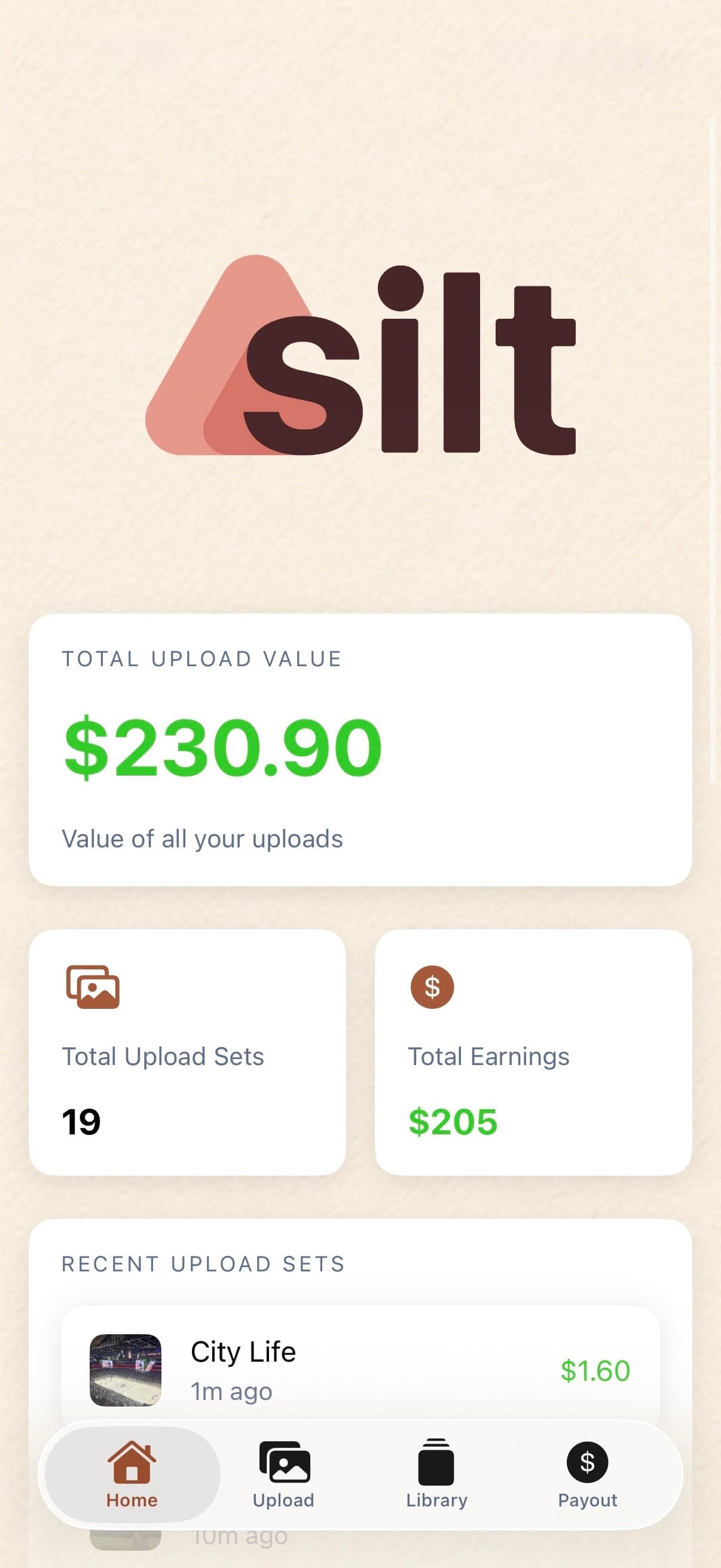 Silt app screenshot 1